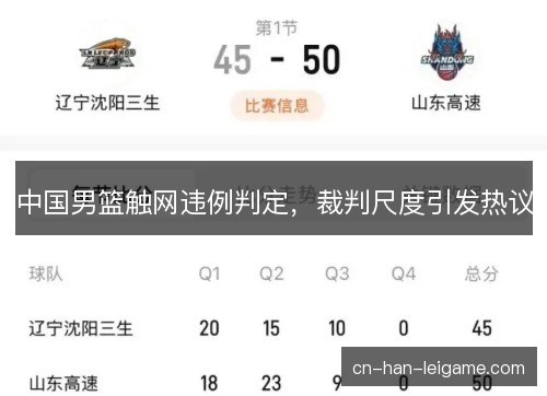 中国男篮触网违例判定，裁判尺度引发热议
